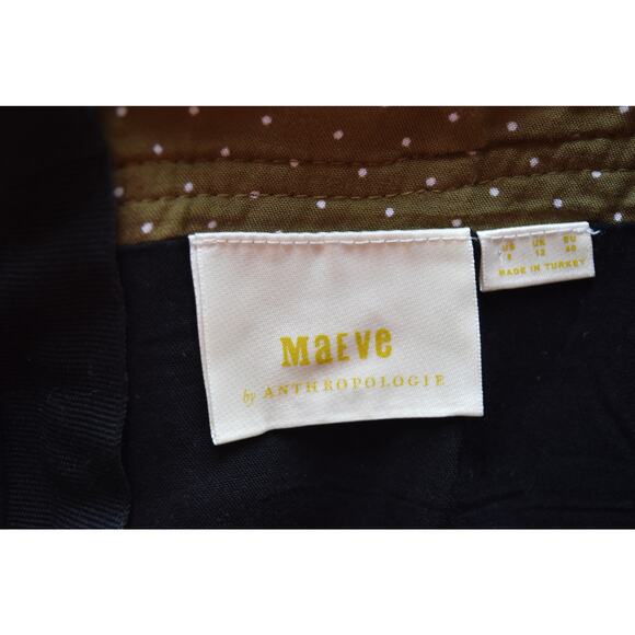 Maeve by Anthropologie Tweed Mini Skirt Multicolor Plaid US 8 - Picture 4 of 4